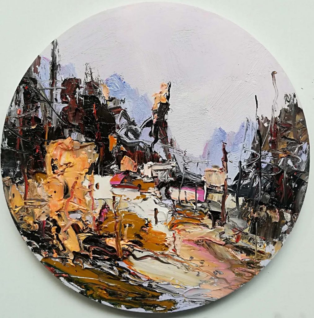 查济之秋 60X60cm